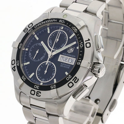 TAG HEUER タグホイヤー CAF2010 アクアレーサー クロノグラフ 腕時計 SS メンズ 中古