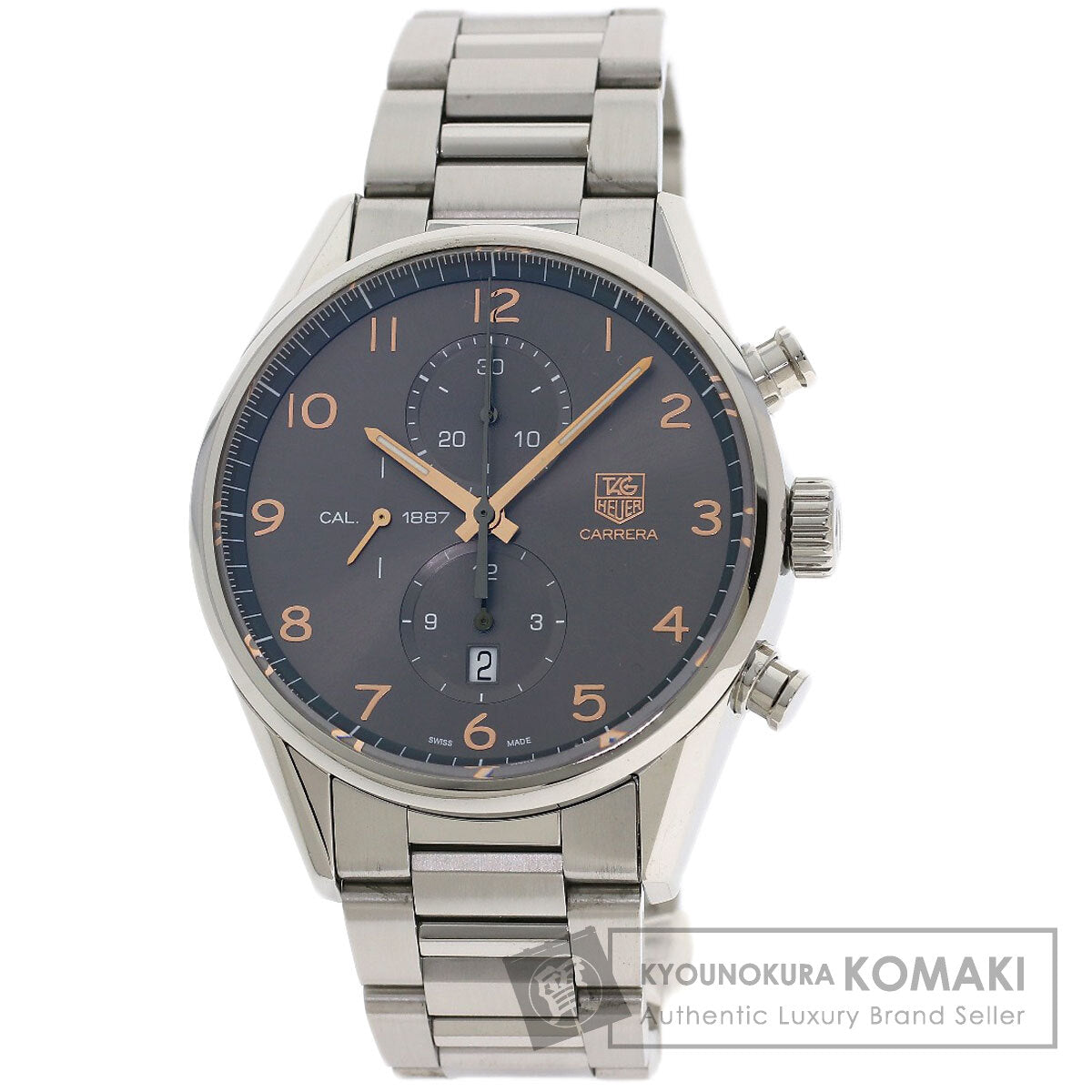 TAG HEUER タグホイヤー CAR2013 カレラ キャリバー 1887 腕時計 SS メンズ 中古