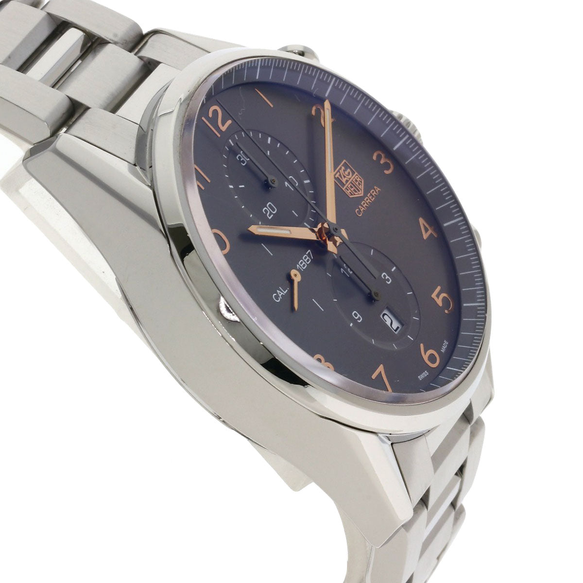 TAG HEUER タグホイヤー CAR2013 カレラ キャリバー 1887 腕時計 SS メンズ 中古