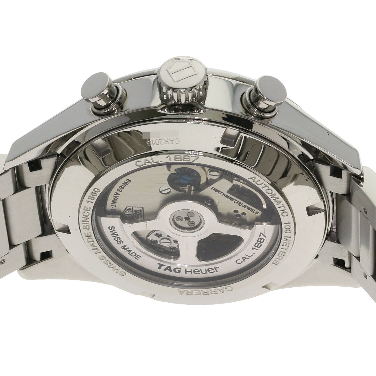 TAG HEUER タグホイヤー CAR2013 カレラ キャリバー 1887 腕時計 SS メンズ 中古