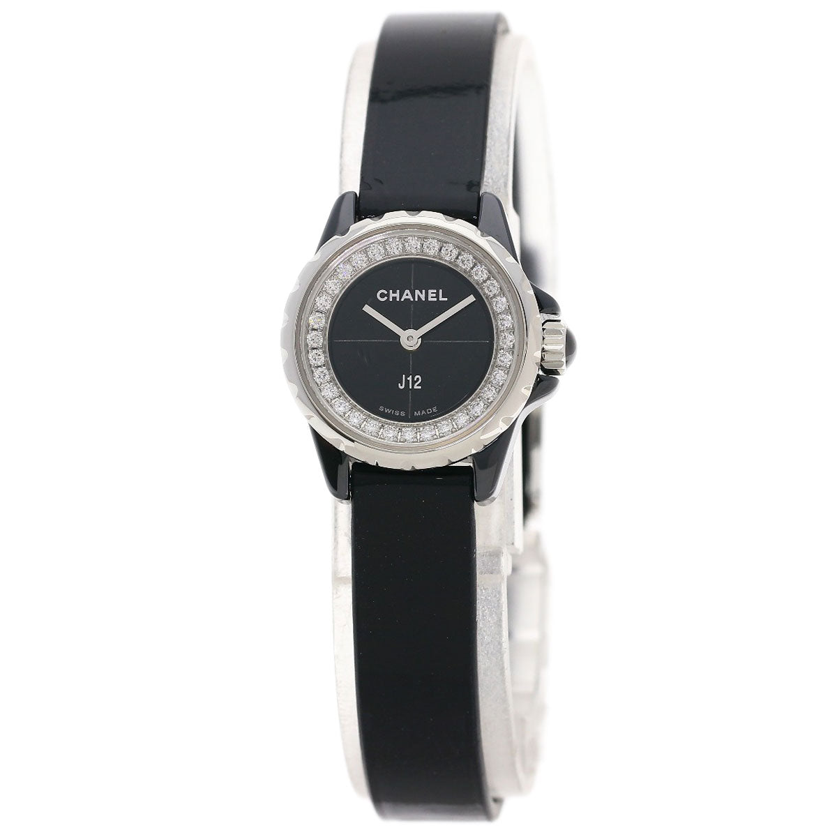 CHANEL シャネル H4663 J12 XS ダイヤモンド 腕時計 セラミック レディース 中古