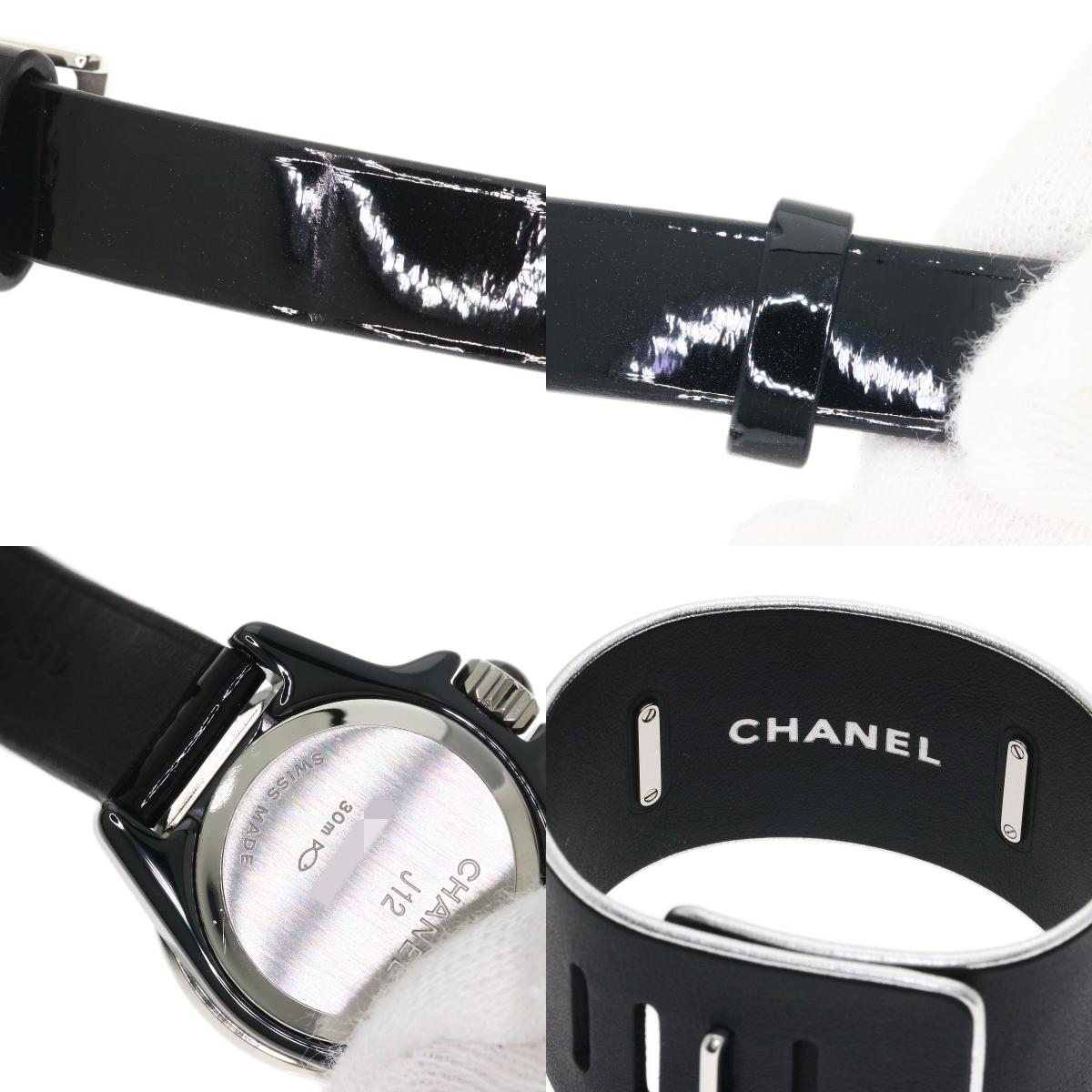 CHANEL シャネル H4663 J12 XS ダイヤモンド 腕時計 セラミック レディース 中古