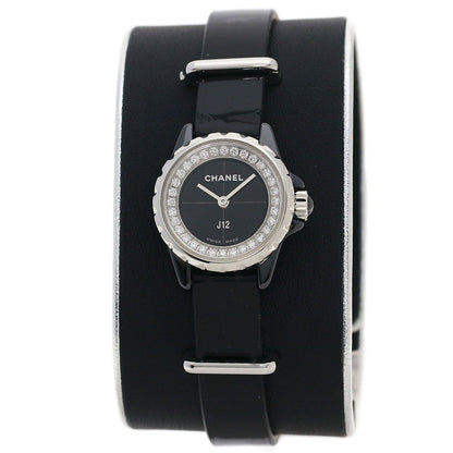 CHANEL シャネル H4663 J12 XS ダイヤモンド 腕時計 セラミック レディース 中古