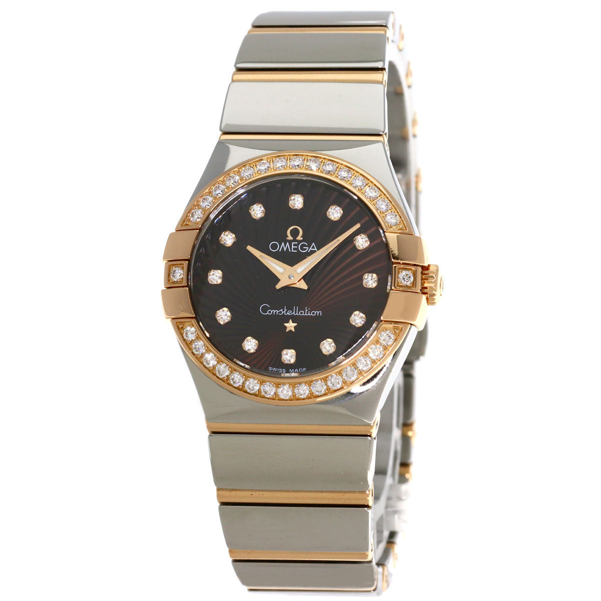 OMEGA オメガ 123.25.27.60.63.002 コンステレーション ポリッシュ 腕時計 SS レディース 中古