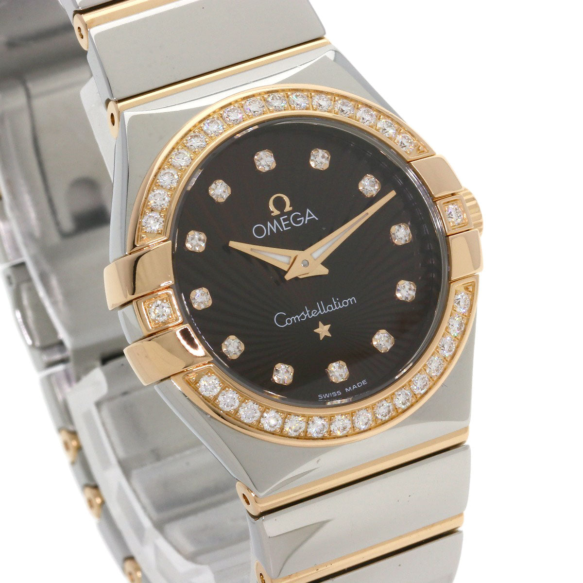 OMEGA オメガ 123.25.27.60.63.002 コンステレーション ポリッシュ 腕時計 SS レディース 中古