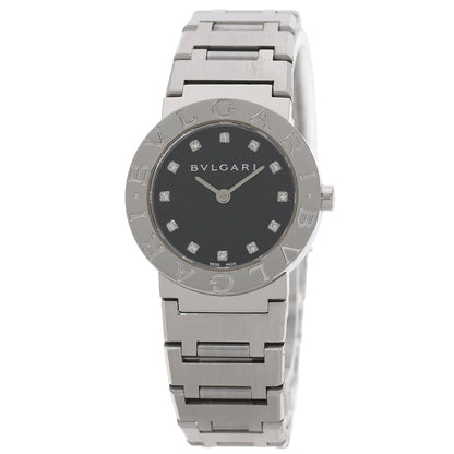 BVLGARI ブルガリ BB26SS ブルガリブルガリ 12P ダイヤモンド 腕時計 SS レディース 中古
