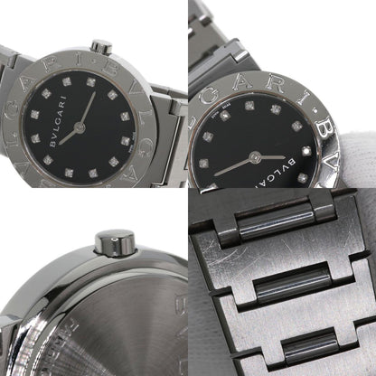 BVLGARI ブルガリ BB26SS ブルガリブルガリ 12P ダイヤモンド 腕時計 SS レディース 中古