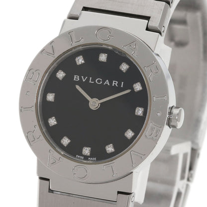 BVLGARI ブルガリ BB26SS ブルガリブルガリ 12P ダイヤモンド 腕時計 SS レディース 中古