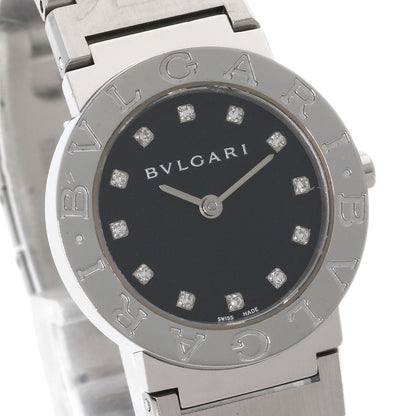 BVLGARI ブルガリ BB26SS ブルガリブルガリ 12P ダイヤモンド 腕時計 SS レディース 中古
