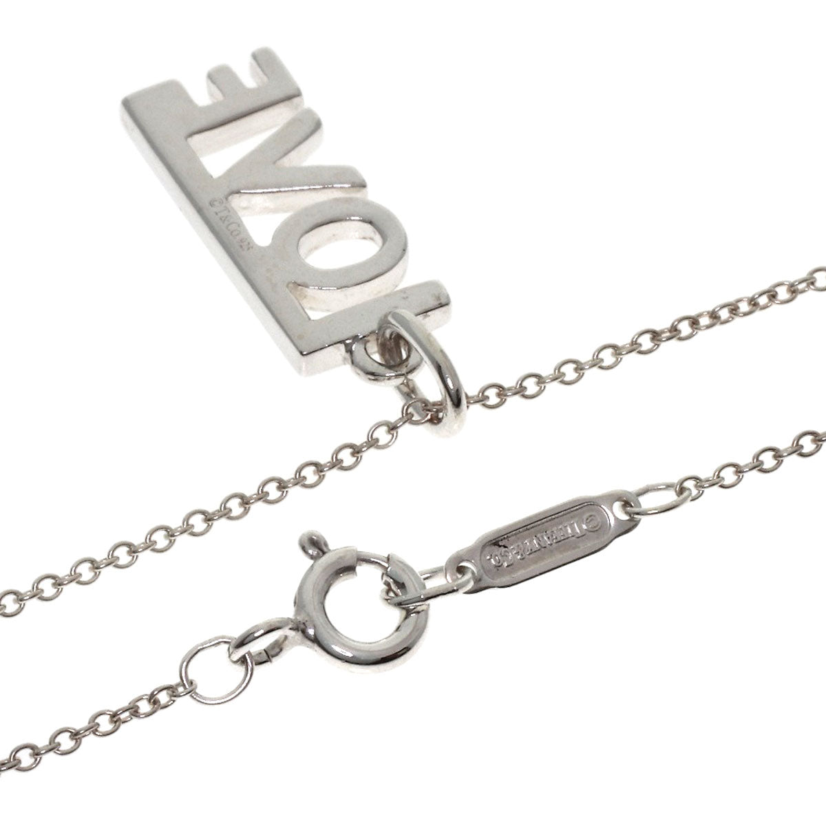ティファニー ラブ LOVE ロゴ ネックレス 中古 商品画像3