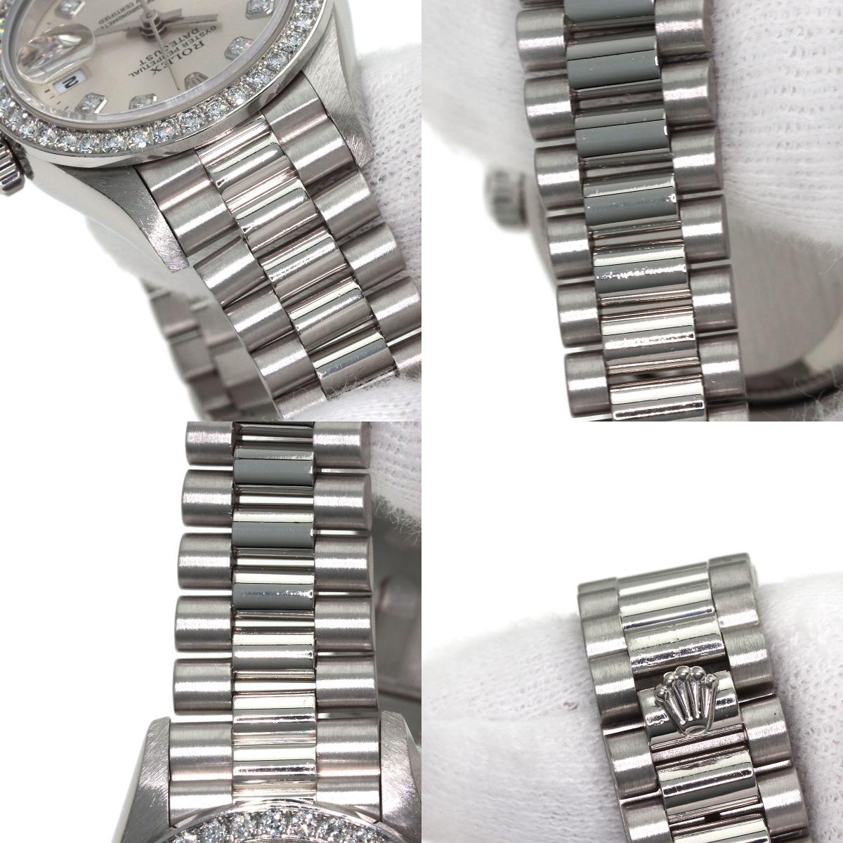 ロレックス 69136G デイトジャスト 10P ダイヤモンド 腕時計 中古 商品画像17
