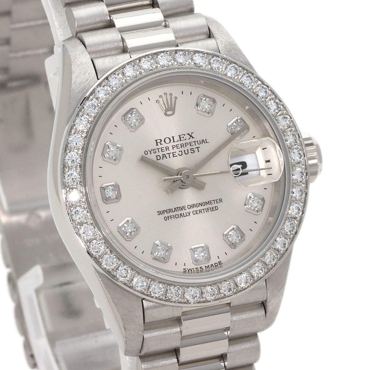 ロレックス 69136G デイトジャスト 10P ダイヤモンド 腕時計 中古 商品画像5