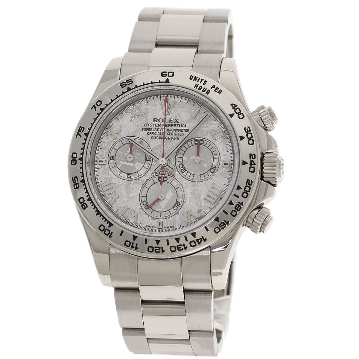 ROLEX ロレックス 116509 コスモグラフ デイトナ メテオライト 腕時計 K18WG メンズ 中古