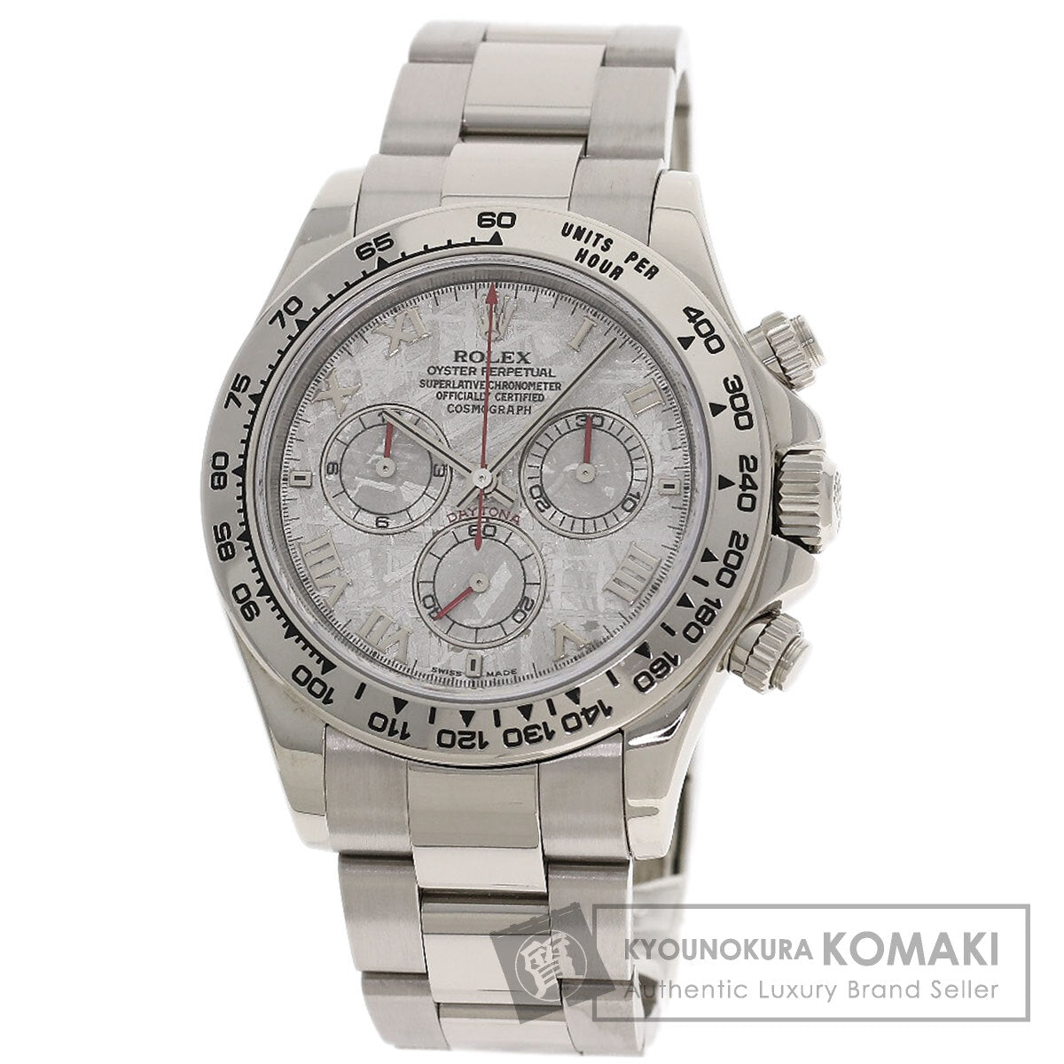 ROLEX ロレックス 116509 コスモグラフ デイトナ メテオライト 腕時計 K18WG メンズ 中古