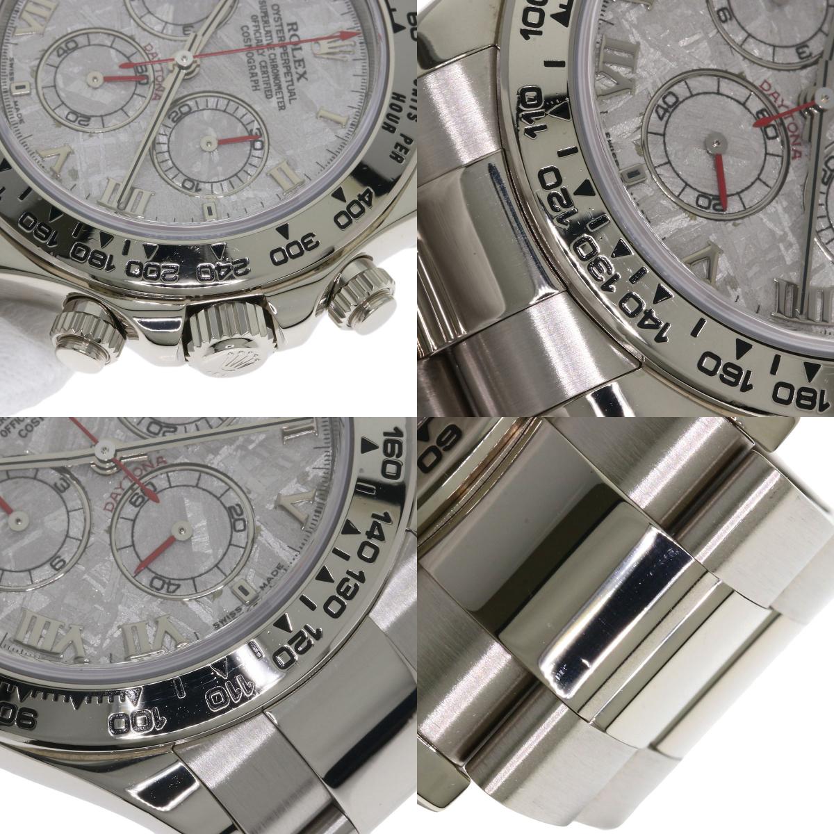 ROLEX ロレックス 116509 コスモグラフ デイトナ メテオライト 腕時計 K18WG メンズ 中古