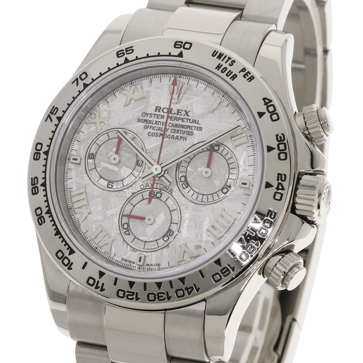 ROLEX ロレックス 116509 コスモグラフ デイトナ メテオライト 腕時計 K18WG メンズ 中古