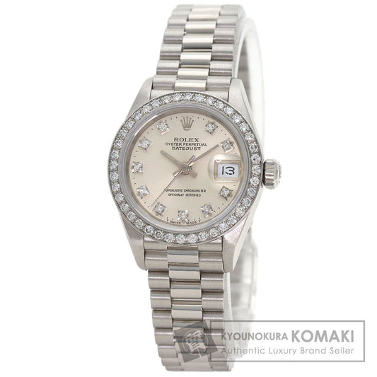 ロレックス 69136G デイトジャスト 10P ダイヤモンド 腕時計 中古 商品画像1