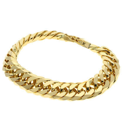 SELECT JEWELRY セレクトジュエリー 喜平 キヘイ 6面 ダブル ブレスレット K18YG メンズ 中古