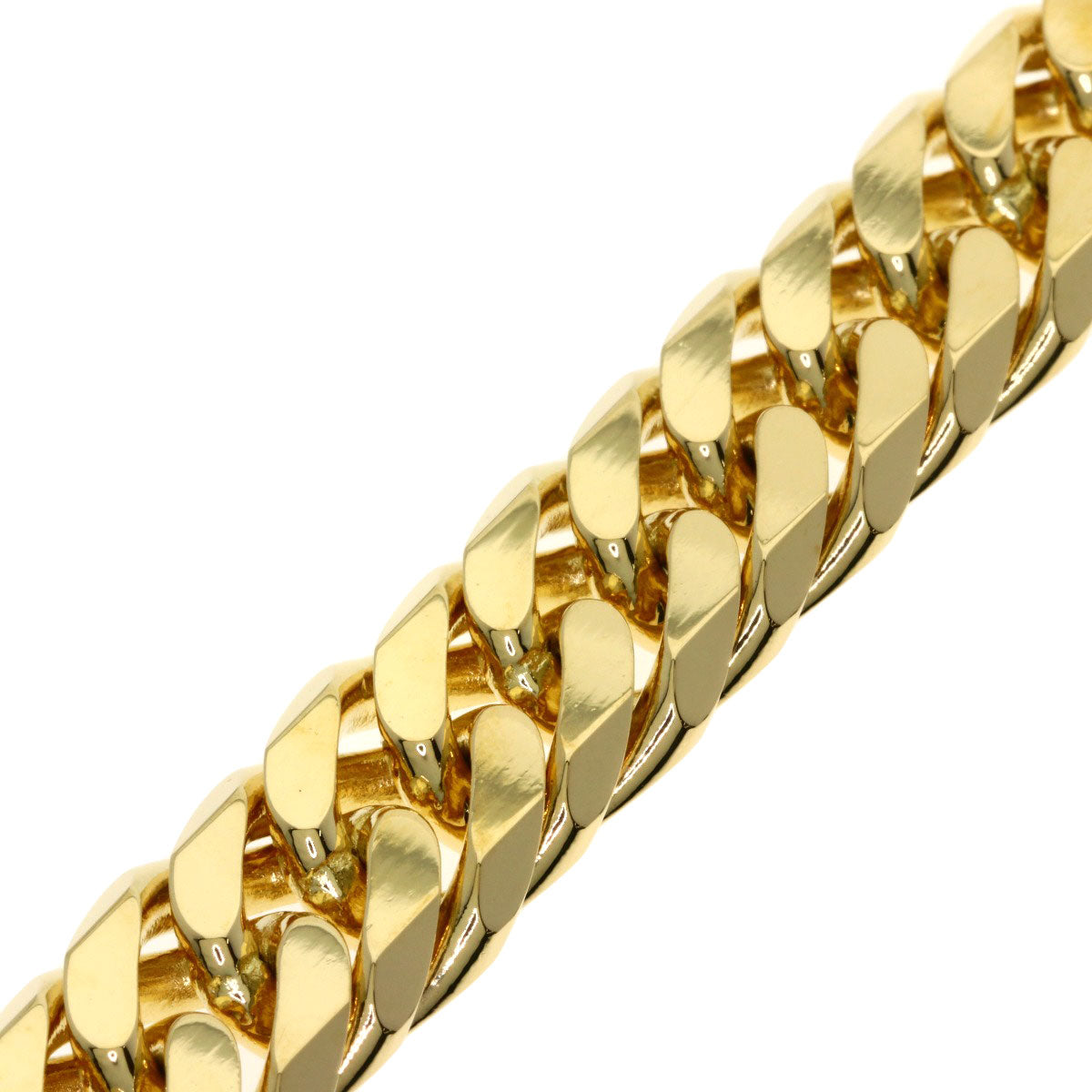 SELECT JEWELRY セレクトジュエリー 喜平 キヘイ 6面 ダブル ブレスレット K18YG メンズ 中古