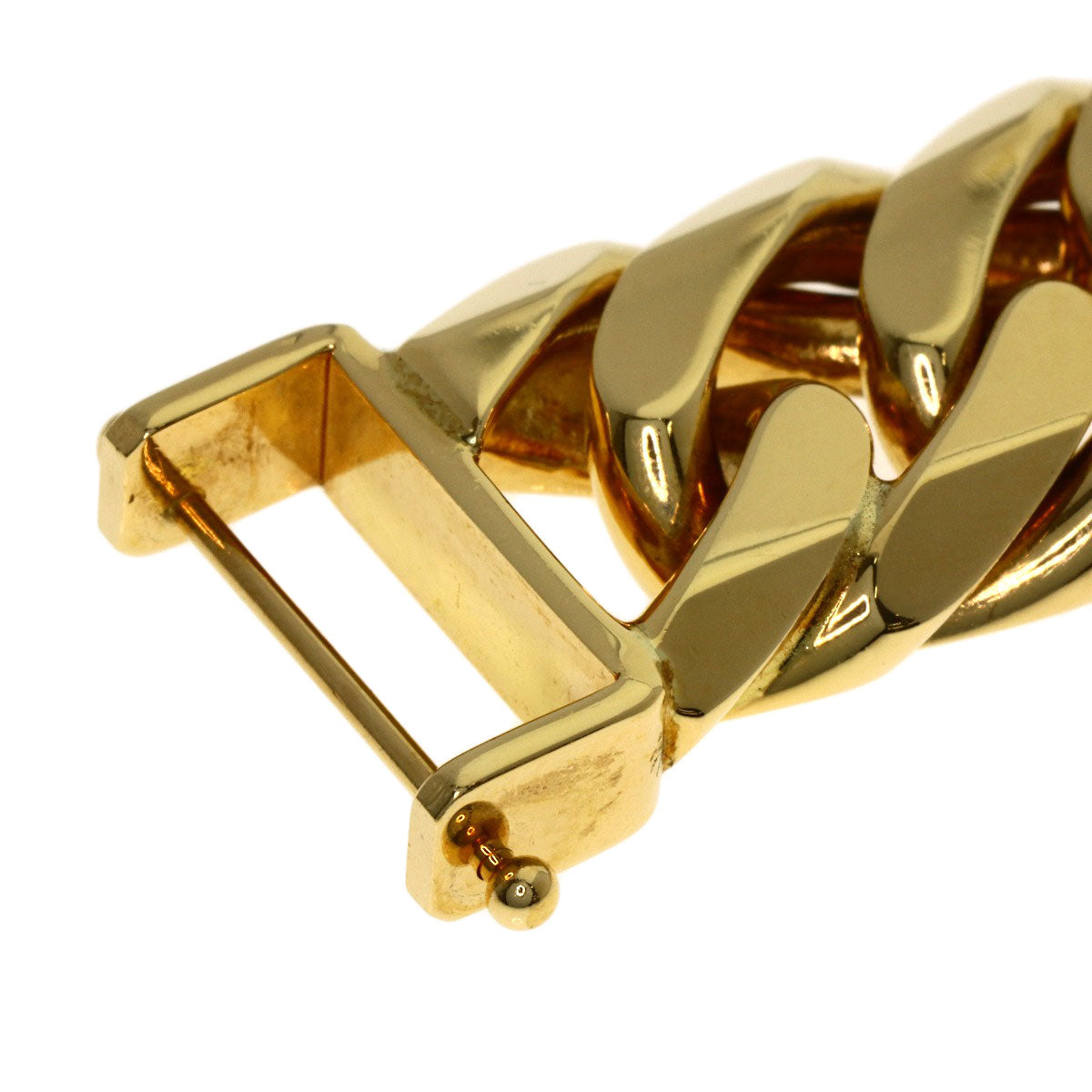 SELECT JEWELRY セレクトジュエリー 喜平 キヘイ W6面 ブレスレット K18YG メンズ 中古