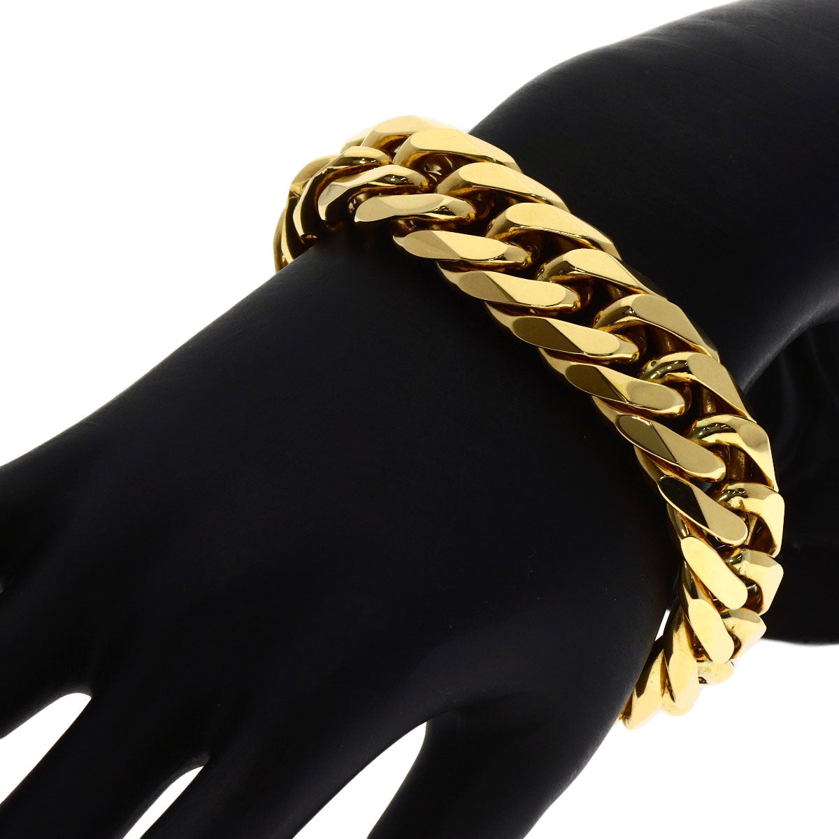 SELECT JEWELRY セレクトジュエリー 喜平 キヘイ W6面 ブレスレット K18YG メンズ 中古