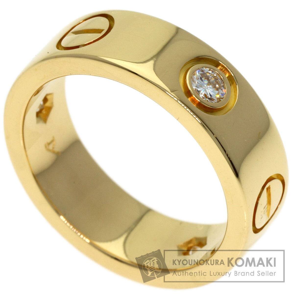 カルティエ ラブリング 3P ダイヤモンド #48 リング・指輪 中古 商品画像1