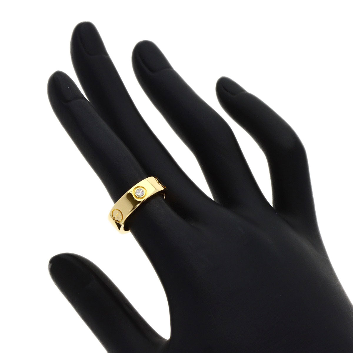 カルティエ ラブリング 3P ダイヤモンド #48 リング・指輪 中古 商品画像8