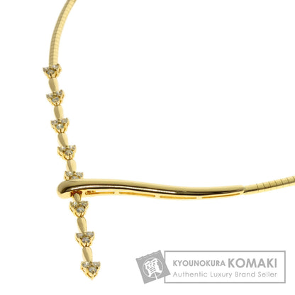 SELECT JEWELRY セレクトジュエリー ダイヤモンド ネックレス K18YG レディース 中古