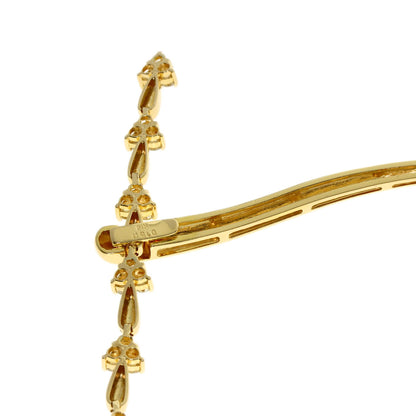SELECT JEWELRY セレクトジュエリー ダイヤモンド ネックレス K18YG レディース 中古