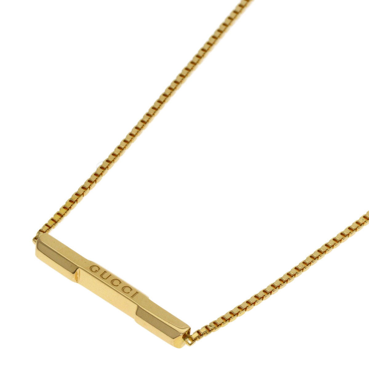 GUCCI グッチ リンク トゥ ラブ ネックレス K18YG レディース 中古