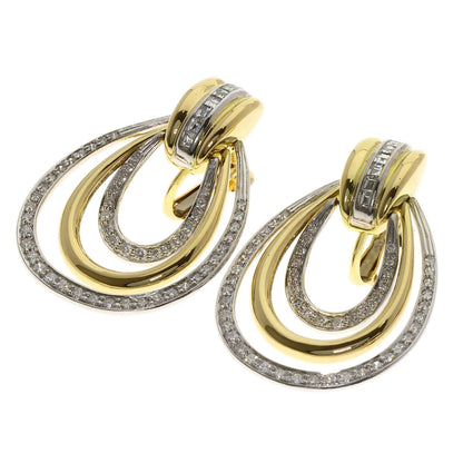 SELECT JEWELRY セレクトジュエリー ダイヤモンド イヤリング K18YG レディース 中古