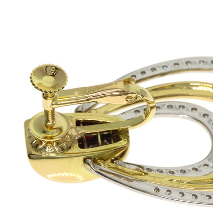 SELECT JEWELRY セレクトジュエリー ダイヤモンド イヤリング K18YG レディース 中古