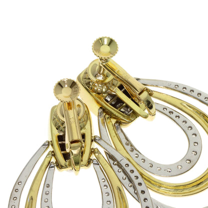 SELECT JEWELRY セレクトジュエリー ダイヤモンド イヤリング K18YG レディース 中古