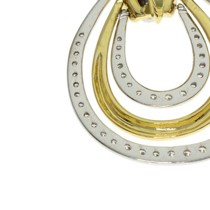 SELECT JEWELRY セレクトジュエリー ダイヤモンド イヤリング K18YG レディース 中古