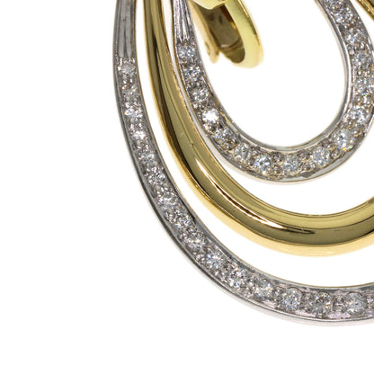 SELECT JEWELRY セレクトジュエリー ダイヤモンド イヤリング K18YG レディース 中古