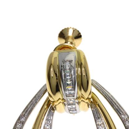 SELECT JEWELRY セレクトジュエリー ダイヤモンド イヤリング K18YG レディース 中古