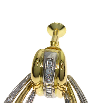 SELECT JEWELRY セレクトジュエリー ダイヤモンド イヤリング K18YG レディース 中古