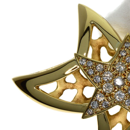SELECT JEWELRY セレクトジュエリー スターモチーフ ダイヤモンド ペンダントトップ K18YG レディース 中古