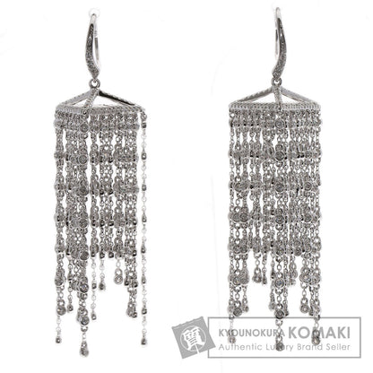 SELECT JEWELRY セレクトジュエリー ダイヤモンド ピアス K18WG レディース 中古