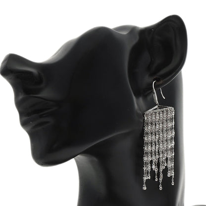 SELECT JEWELRY セレクトジュエリー ダイヤモンド ピアス K18WG レディース 中古