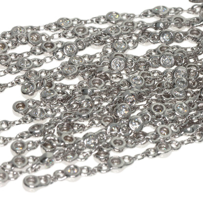 SELECT JEWELRY セレクトジュエリー ダイヤモンド ピアス K18WG レディース 中古