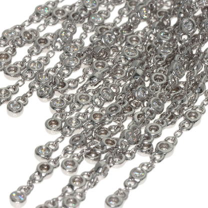 SELECT JEWELRY セレクトジュエリー ダイヤモンド ピアス K18WG レディース 中古