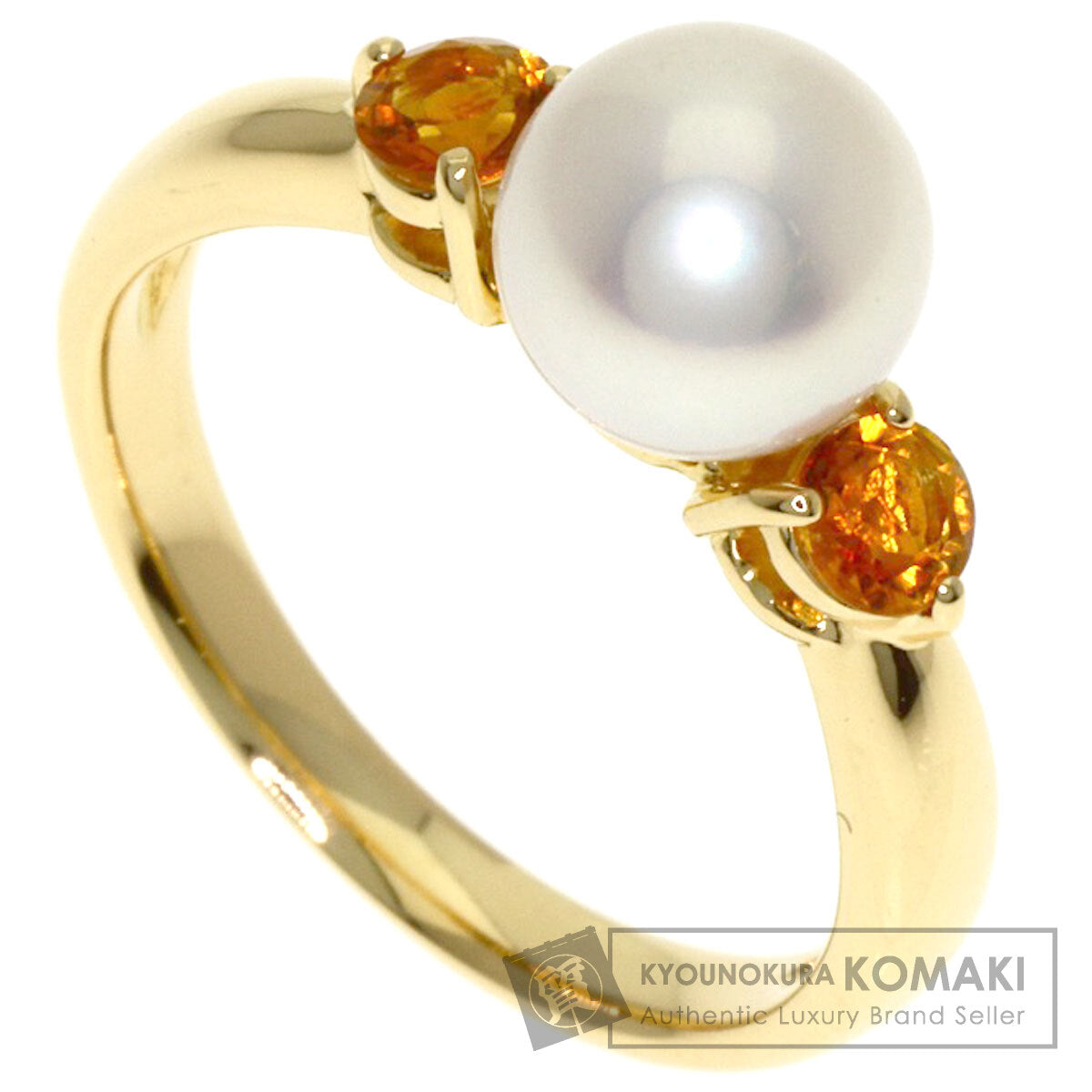 タサキ パール 真珠 シトリン リング・指輪 中古 商品画像1