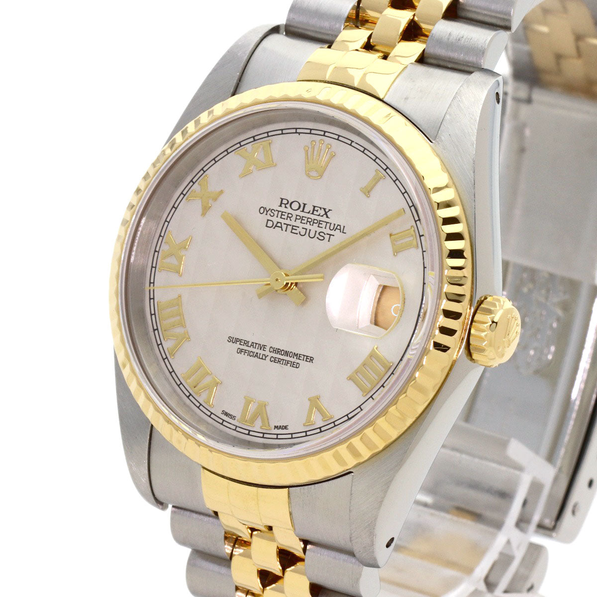 ロレックス 16233 デイトジャスト ピラミッドローマン 腕時計 中古 商品画像4