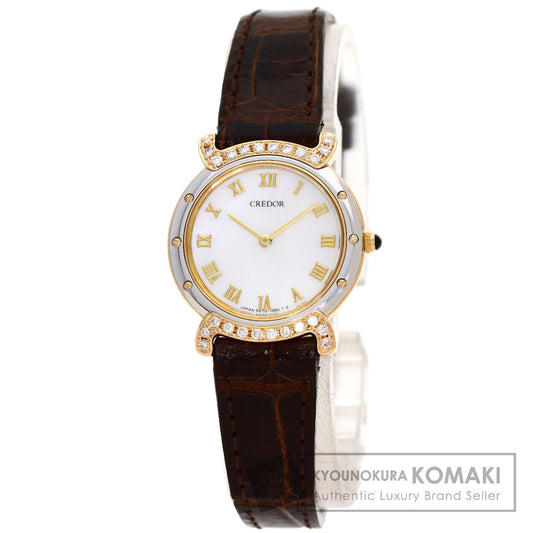 セイコー 5A70-0580 クレドール ラグ ダイヤモンド 腕時計 中古 商品画像1