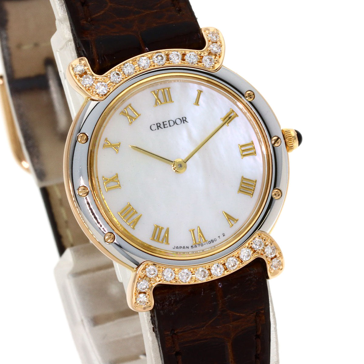 セイコー 5A70-0580 クレドール ラグ ダイヤモンド 腕時計 中古 商品画像5