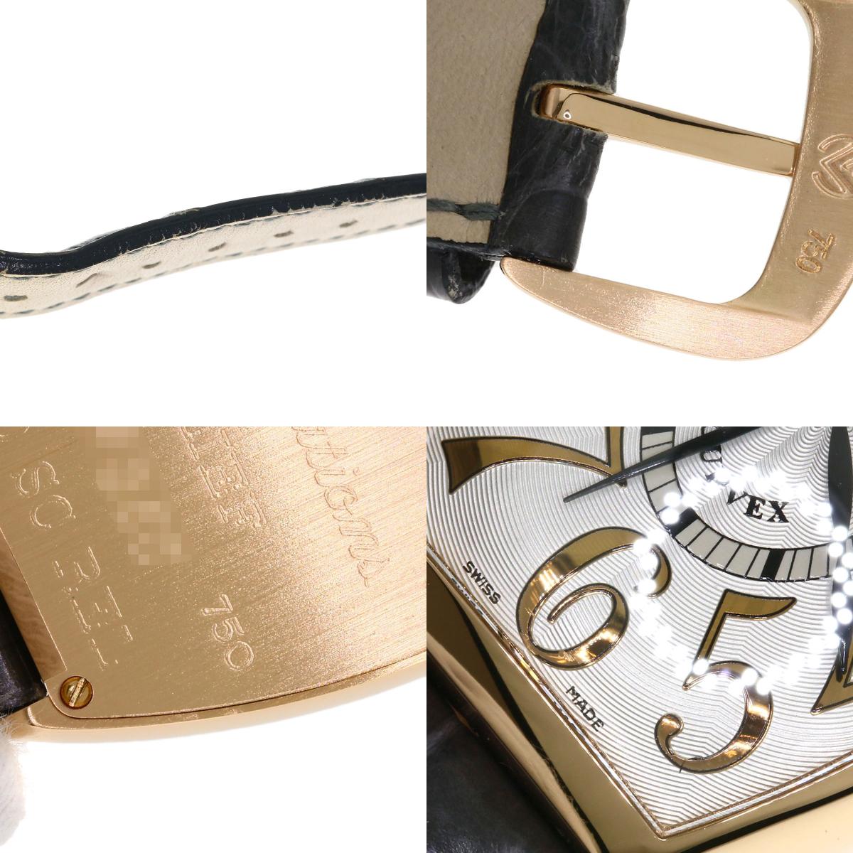 FRANCK MULLER フランクミュラー 5850SCREL トノウカーベックス 腕時計 K18PG メンズ 中古