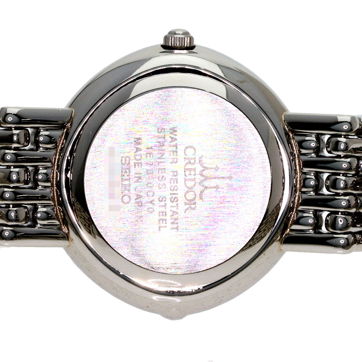 SEIKO セイコー 1E70-0CY0 クレドール シグノ ベゼル ダイヤモンド 腕時計 SS レディース 中古