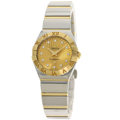 OMEGA オメガ 123.20.24.60.58.002 コンステレーション ポリッシュ 腕時計 SS レディース 中古