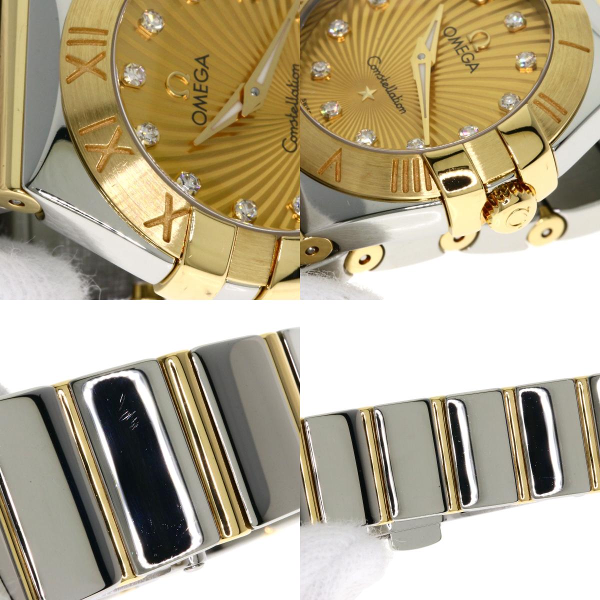 OMEGA オメガ 123.20.24.60.58.002 コンステレーション ポリッシュ 腕時計 SS レディース 中古